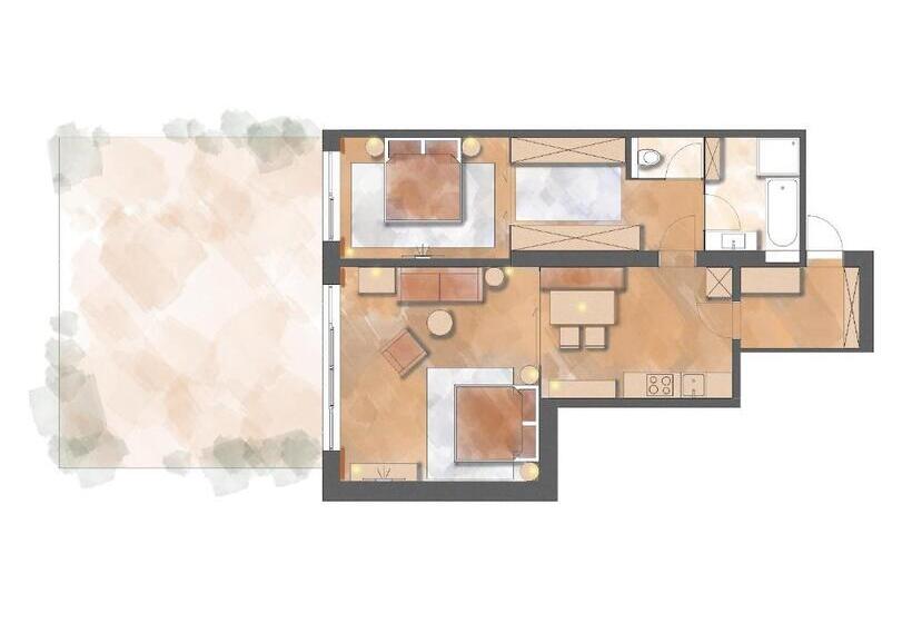 家庭套房, Schranz