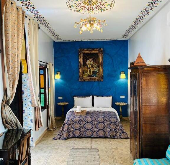 اتاق استاندارد چهار تخته, Riad Dar Ouezzani