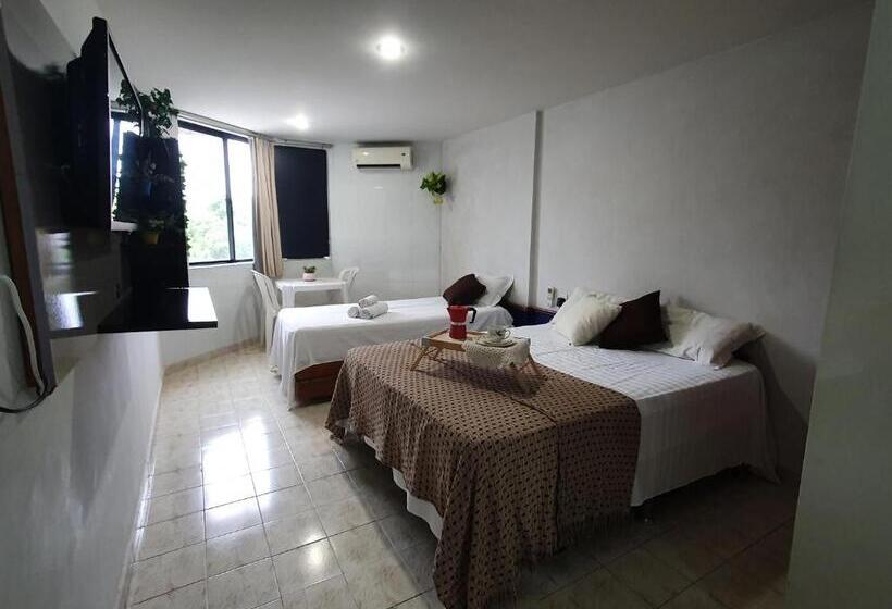 شقة غرفة واحدة مطلة على حمام السباحة, Flat Mobiliado Praia, João Pessoa Pb Promoção