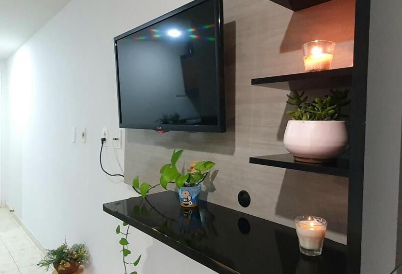 شقة غرفة واحدة مطلة على حمام السباحة, Flat Mobiliado Praia, João Pessoa Pb Promoção