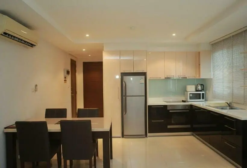 Huoneisto 1 Makuuhuone, Jomtien Beach Penthouses Condo