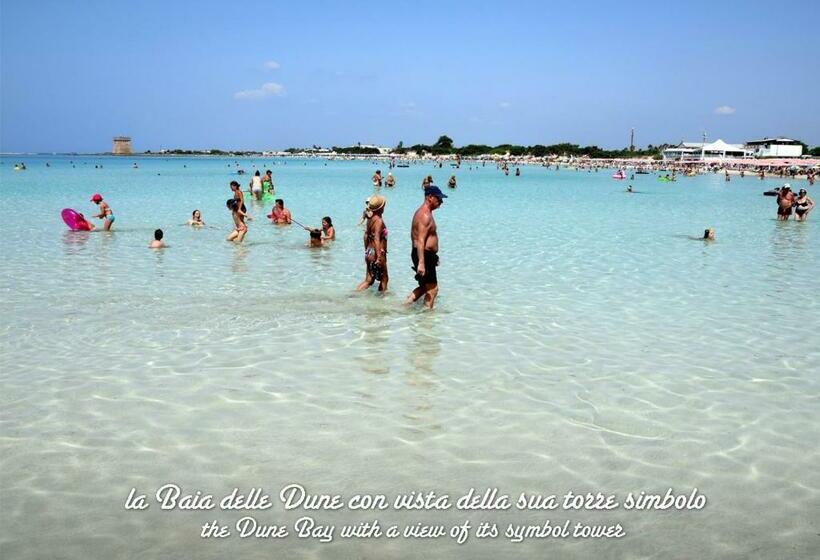 اتاق سه نفره دلوکس با چشمانداز دریا, La Perla Delle Dune