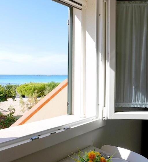 اتاق سه نفره دلوکس با چشمانداز دریا, La Perla Delle Dune