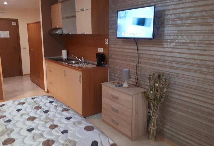 סטודיו סטנדרט עם מרפסת, Enjoy Studios And Lovely Apartment Villa Park