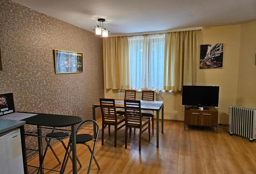 דירת חדר עם טרסה, Enjoy Studios And Lovely Apartment Villa Park