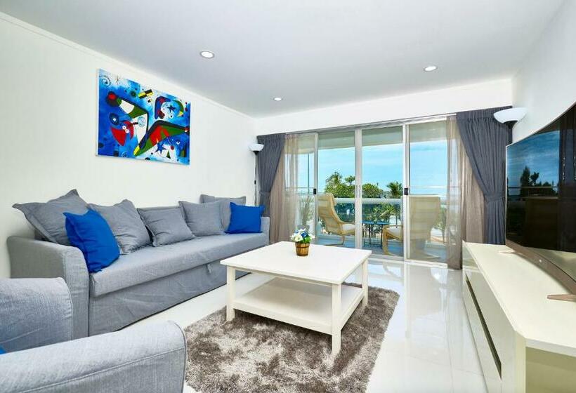 침실 1개 바다 전망 아파트, Luxurious Apartment On Jomtien Beach Road