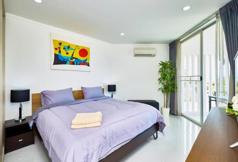 침실 1개 바다 전망 아파트, Luxurious Apartment On Jomtien Beach Road