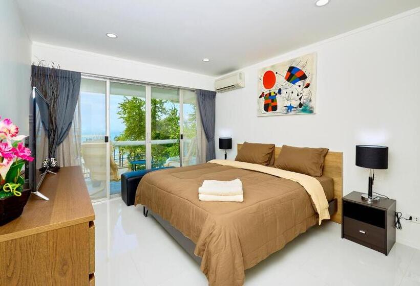 침실 1개 바다 전망 아파트, Luxurious Apartment On Jomtien Beach Road
