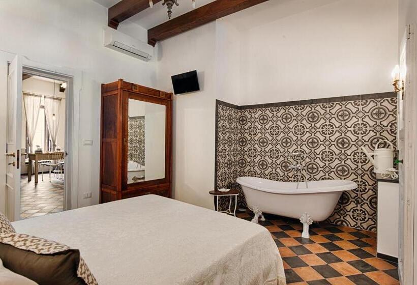 １ベッドルームのデラックスアパートメント, Sacratum B&b Suite Spa