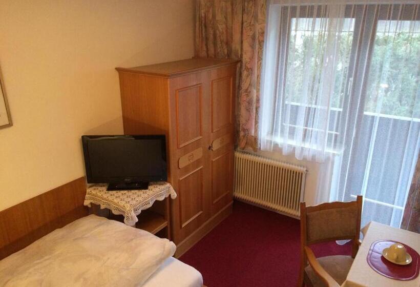 اتاق استاندارد یک تخته با بالکن, Pension Bergblick