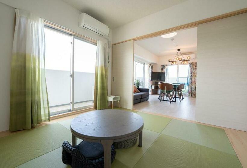 带1个卧室的带海景的公寓, クリスタルエグゼ南紀白浜2