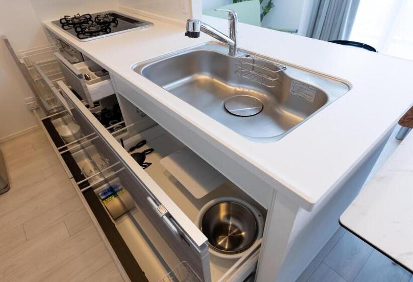 带1个卧室的带海景的公寓, クリスタルエグゼ南紀白浜2