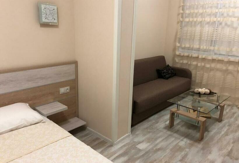 침실 1개 테라스 아파트, флама резидентс