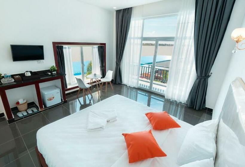 חדר דלוקס צדדי נוף לים, Koh Dach View Boutique