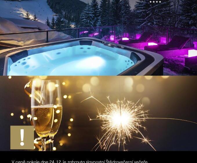 디럭스 4인 룸, Pytloun Wellness Hotel Harrachov