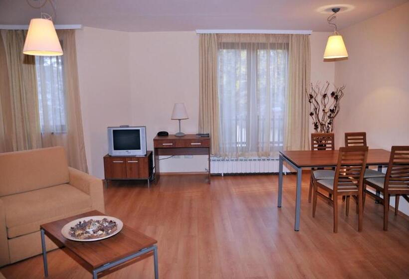 דירה בת חדר שינה 1 עם מרפסת, Villa Park Guest Apartments