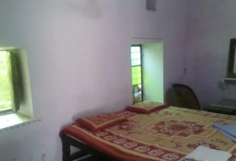 庭の見えるスタンダードトリプルルーム, Haveli Uma Megh Tourist Guest House