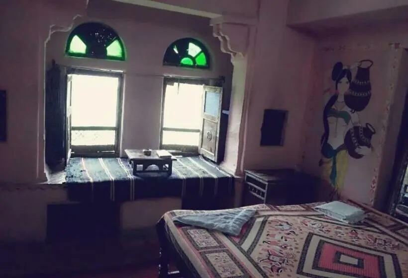 バス共有のスタンダードルーム, Haveli Uma Megh Tourist Guest House