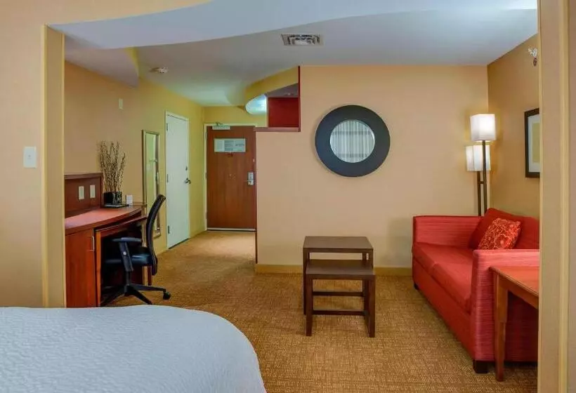 キングサイズベッドのスイートルーム, Courtyard By Marriott Indianapolis Noblesville