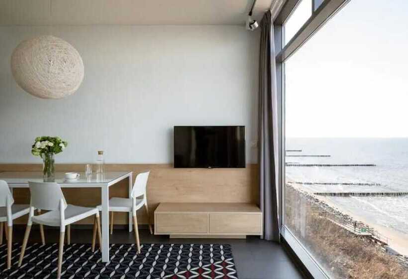 דירת 2 חדרים נוף לים, Boulevard Ustronie Morskie By Zdrojowa