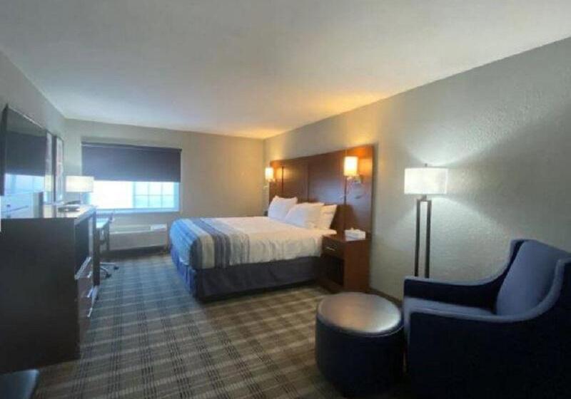 장애인을 위한 킹사이즈 침대 스탠다드 룸, Americinn By Wyndham Williamsburg