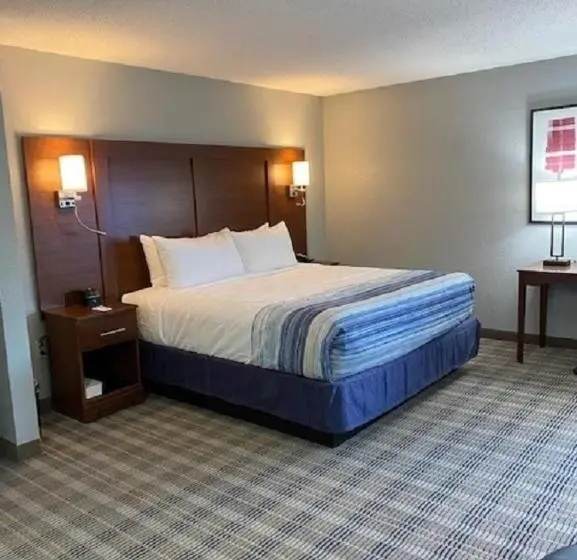 身障者適用クイーンサイズベッドルーム, Americinn By Wyndham Williamsburg