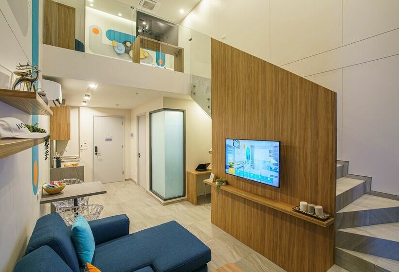 شقة ديلوكس غرفة نوم واحدة, Homa Phuket Town