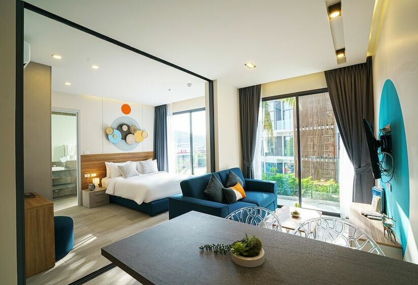 شقة عائلية غرفتين نوم, Homa Phuket Town