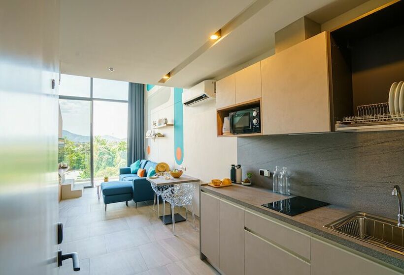 شقة ديلوكس غرفة نوم واحدة, Homa Phuket Town