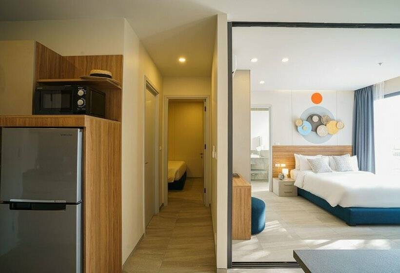 شقة عائلية غرفتين نوم, Homa Phuket Town