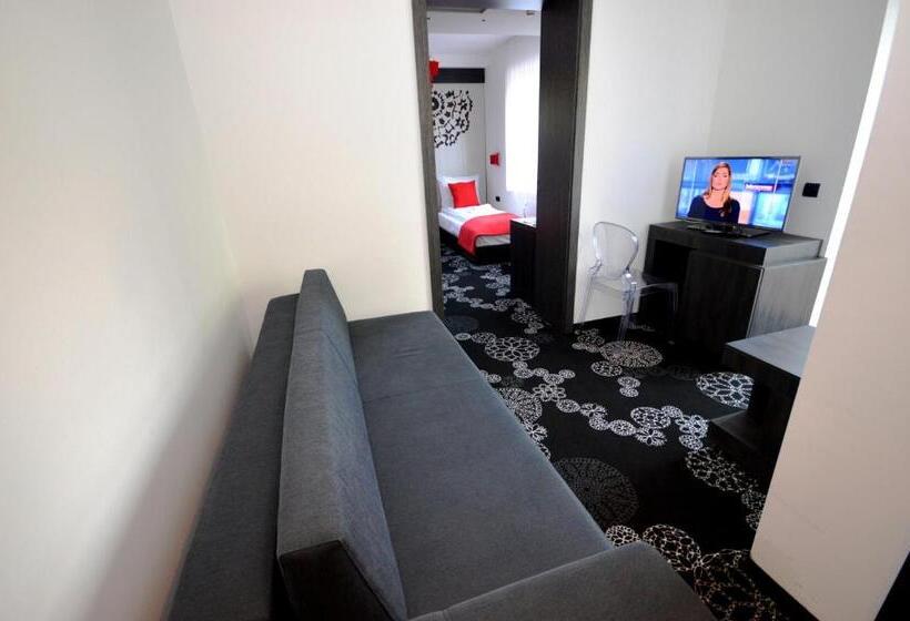 غرفة ديلوكس مزودة بشرفة, Zacisze