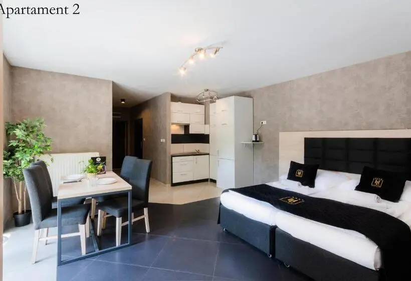 Huoneisto 1 Makuuhuone Pohjakerros, Apartamenty Katowice By Lantier   Bytom   Chorzów