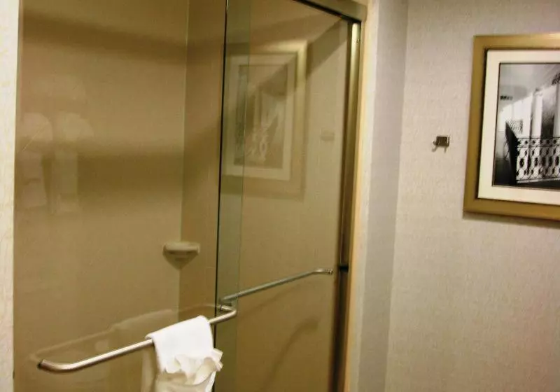 キングサイズベッドのスタンダードルーム, Hampton Inn & Suites West Point