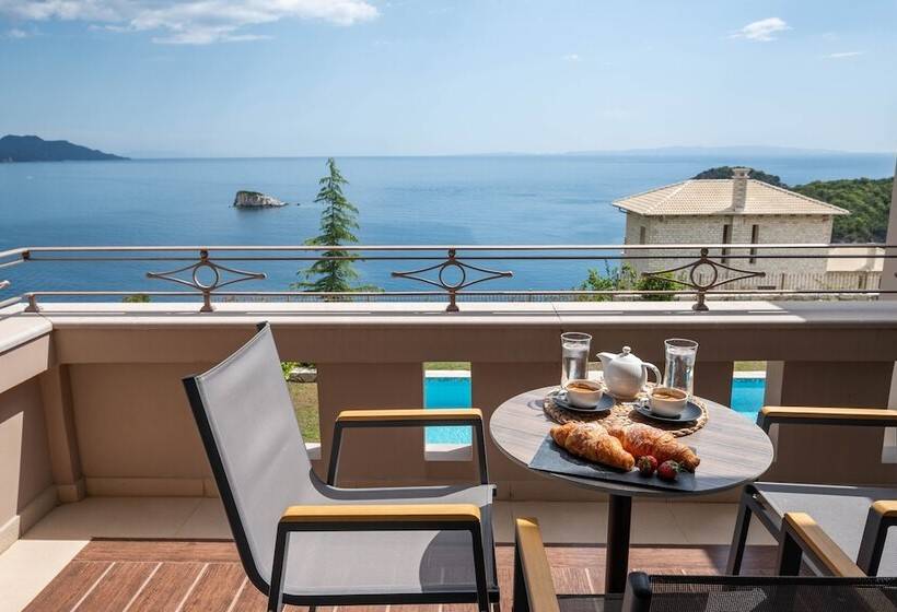 غرفة ديلوكس مطلّة علي البحر, Sivota Diamond Spa Resort