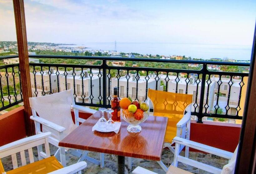 غرفة قياسية رباعية مطلة على البحر, Ippoliti Village