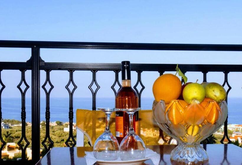 غرفة قياسية رباعية مطلة على البحر, Ippoliti Village