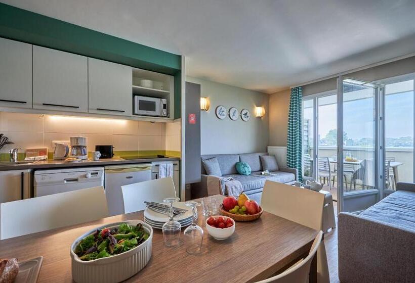 带1个卧室带观景的公寓, Pierre & Vacances Residence Le Chant Des Oiseaux