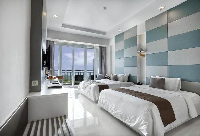 غرفة ديلوكس مزودة بشرفة, R Hotel Rancamaya