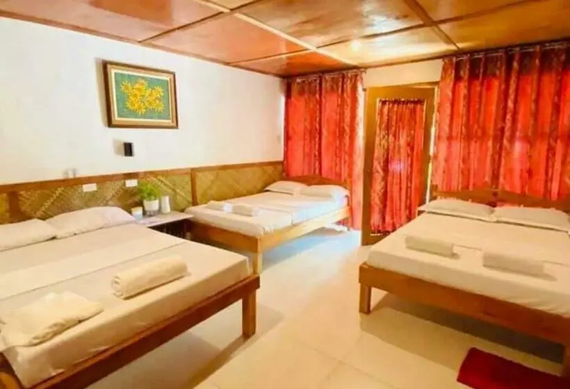 Perhehuone Puutarhanäkymä, Bohol Island Homestay