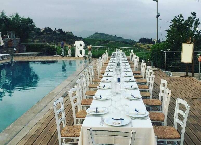 חדר סטנדרט, Room In Bb  Alessio Room Overlooking The Vineyards Of Tuscany