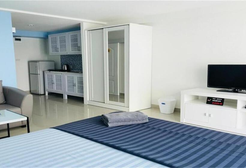 آپارتمان 1 خوابه با بالکن, Soi 7 Hua Hin Happy Rent