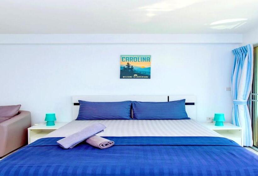 침실 1개 발코니 아파트, Soi 7 Hua Hin Happy Rent