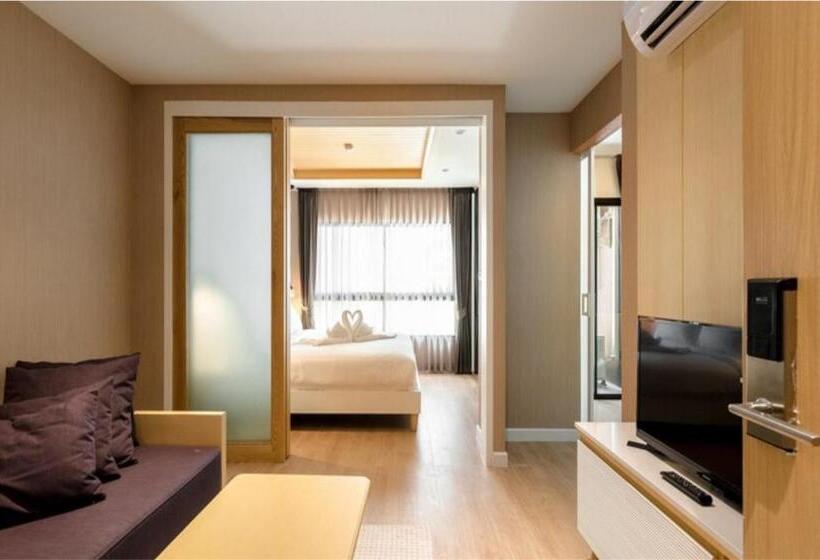 침실 1개 디럭스 아파트, Soi 7 Hua Hin Happy Rent