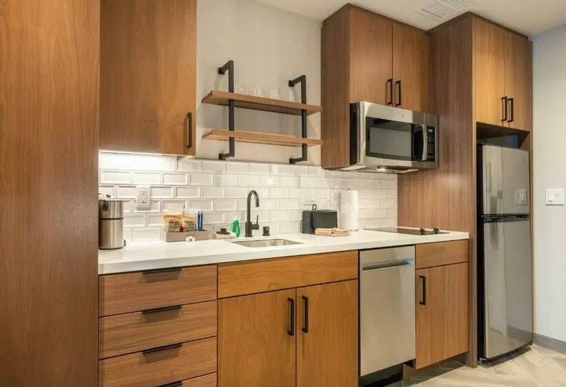キングサイドベッドのスタンダードワンルーム, Residence Inn By Marriott San Francisco Airport Millbrae Station