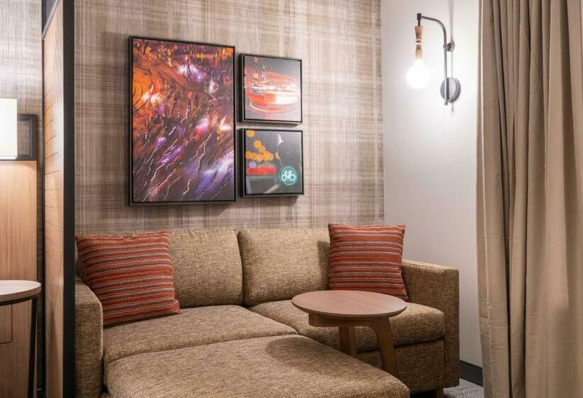 带大床的标准工作室, Residence Inn By Marriott San Francisco Airport Millbrae Station