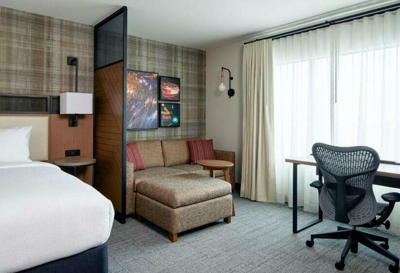 带大床的标准工作室, Residence Inn By Marriott San Francisco Airport Millbrae Station