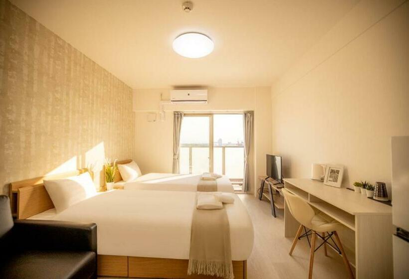 Апартаменты 1 Спальня с Балконом, Rti天王寺