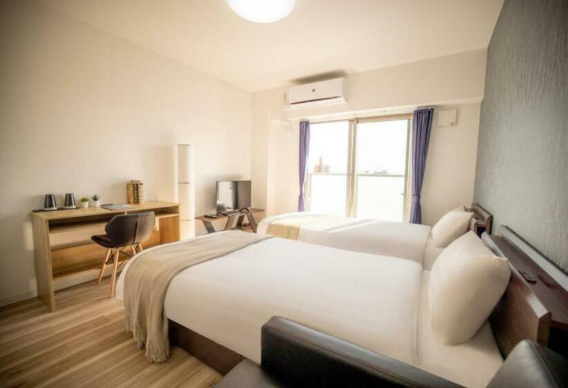 Апартаменты 1 Спальня с Балконом, Rti天王寺