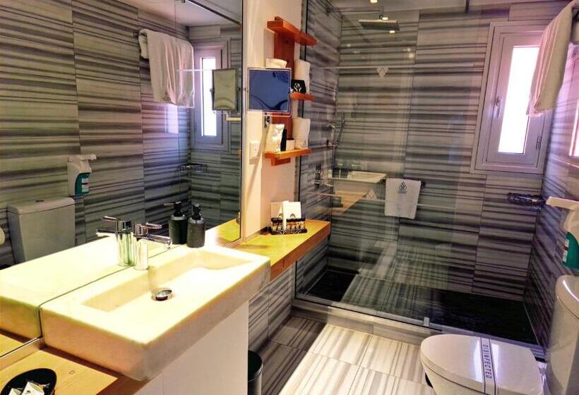 اتاق لوکس با چشم‌انداز دریا, The Ciao Stelio Deluxe Boutique Hotel   Adults Only