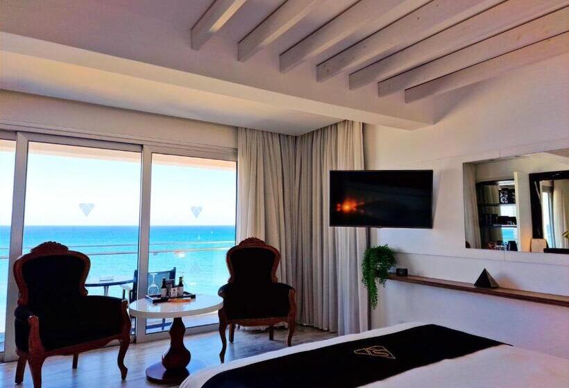اتاق لوکس با چشم‌انداز دریا, The Ciao Stelio Deluxe Boutique Hotel   Adults Only